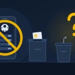 Flat illustration of a betting app with a ban symbol beside a ballot box and two empty election podiums under a question mark, representing Brazil's betting ban and the presidential runoff.